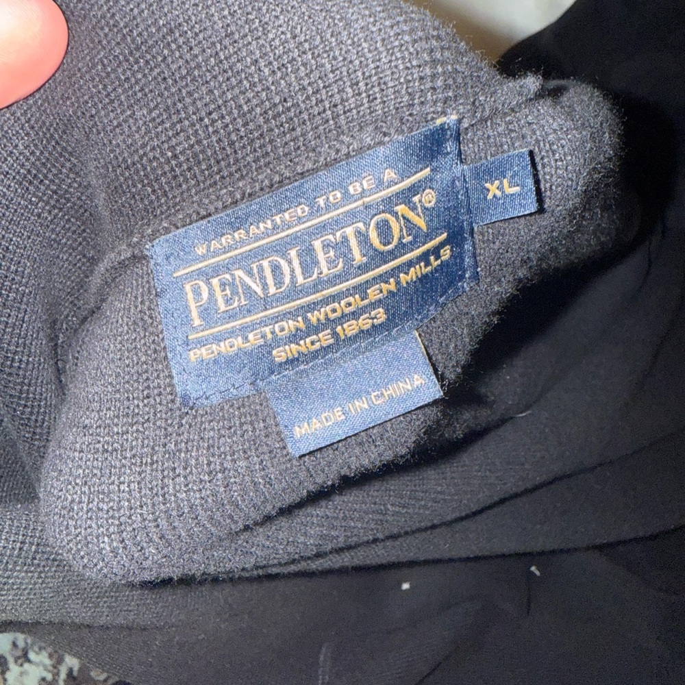Pendleton Black cardigan